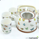 Set de tetera Mariposas