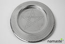 Plato Metal Símbolo Pentagrama