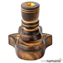 Quemador Reflujo Madera Jardín Hamsa