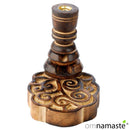 Quemador Reflujo Madera Árbol Feliz