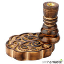 Quemador Reflujo Madera Árbol Feliz