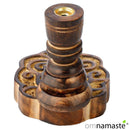 Quemador Reflujo Madera Árbol Feliz