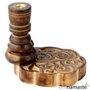 Quemador Reflujo Madera Árbol Feliz