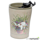 Taza Térmica para Llevar Kim Haskins Gato Floral Verde 300ml