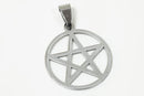 Colgante acero pentagrama 2.5x3.5cm