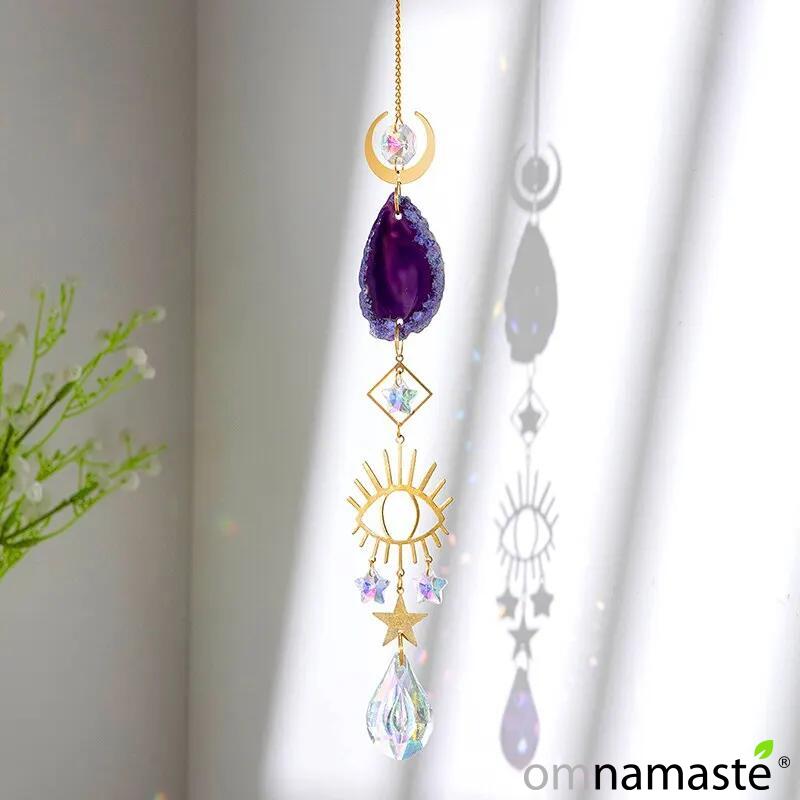 colgante feng shui con ágata