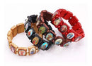 Pulsera con santos madera