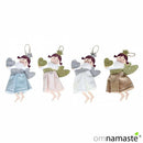 Colgante Hada con Corazon Navidad 15cm