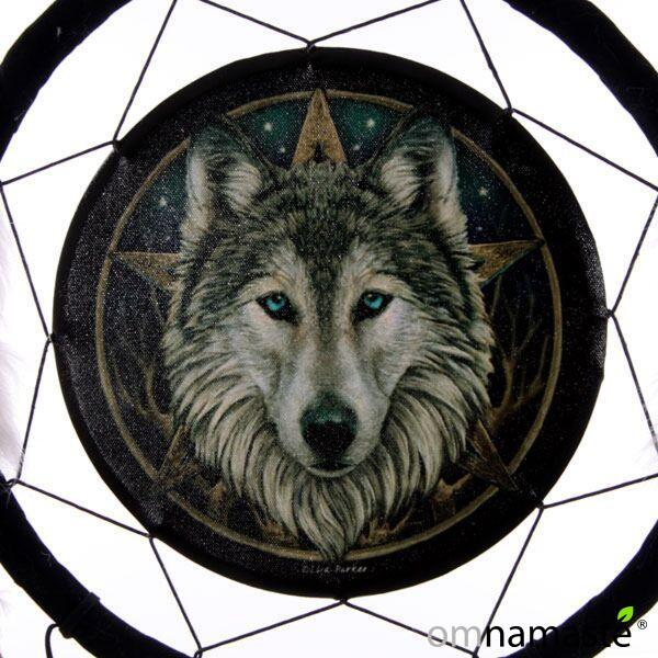 Atrapasueños Cabeza Lobo Lisa Parker 33cm