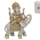 Figura Ganesha sobre Elefante Aryam 17x8,5x22,5cm