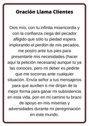 Vela Petición Llama Clientes