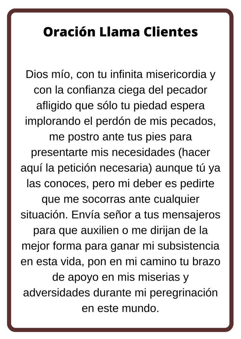 Vela Petición Llama Clientes