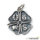 Colgante Plata Trébol Plata