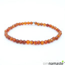 Pulsera Cornalina Facetada Bola 5mm