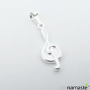 colgante plata clave de sol