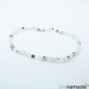 pulsera bola mini facetada piedra luna