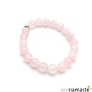 pulsera cuarzo rosa bola 8mm