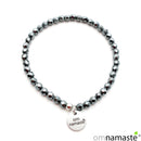 Pulsera hematite bola 5mm facetada