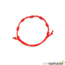pulsera 7 nudos roja bebé