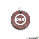 Medalla Madera y Acero DyG