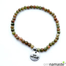 Pulsera Unakita bola 5mm