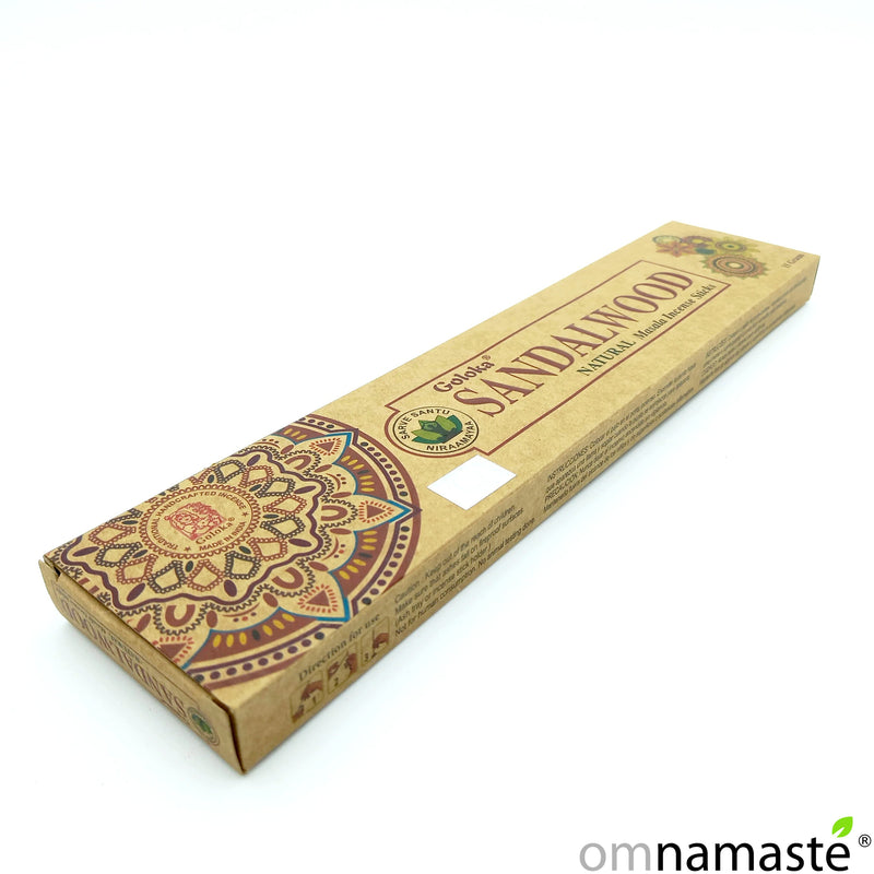 incienso goloka sandalwood natural