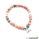 Pulsera Jaspe Ciruela bola 6mm