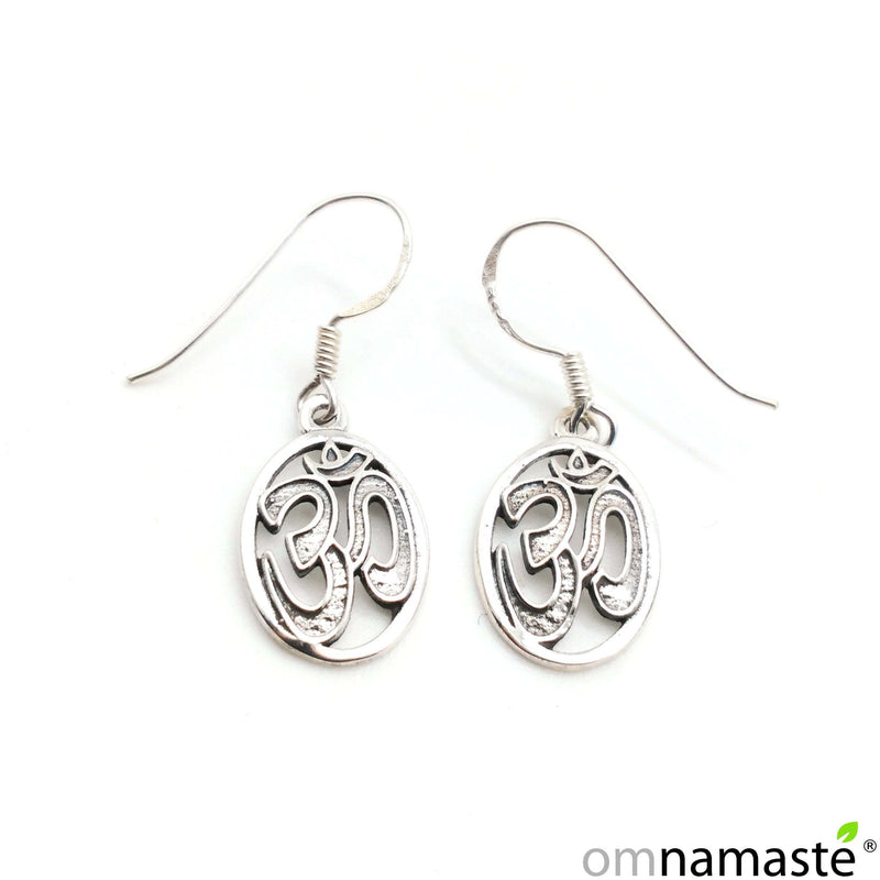 Pendientes Plata Om