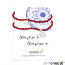 Pulsera de los deseos pareja bola del mundo