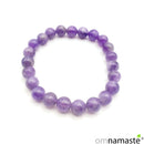 Pulsera Amatista Bola 8mm