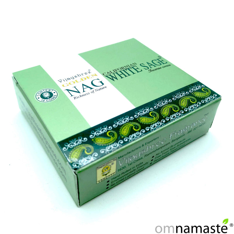 incienso cono Nag White Sage Salvia Blanca