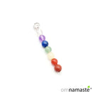 Colgante vertical chakras bola 4mm