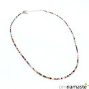 Gargantilla Mineral Turmalina Sandía con Cierre de Metal