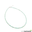 Gargantilla Mineral Amazonita con Cierre de Metal