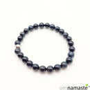 Pulsera ojo de halcón azul 6mm