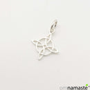 Charm plata Nudo de Brujas 1.3cm