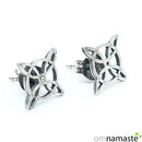 Pendientes plata Nudo de Brujas 11mm