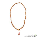Collar Japa Mala Semilla Rudraksha pulida