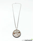 Collar Shungita con San Miguel