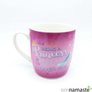 Taza No es fácil ser una princesa, pero el zapato de cristal encaja