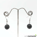 Pendientes acero de Roca Volcánica