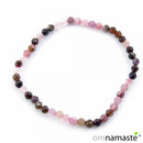 Pulsera Turmalina Sandía Facetada 4mm