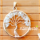 Colgante Árbol de la Vida Mineral Piedra Luna