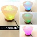 Cuenco de Sal con Calcita Óptica Colores