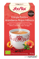 YogiTea Energía Positiva Arándanos Hibisco BIO