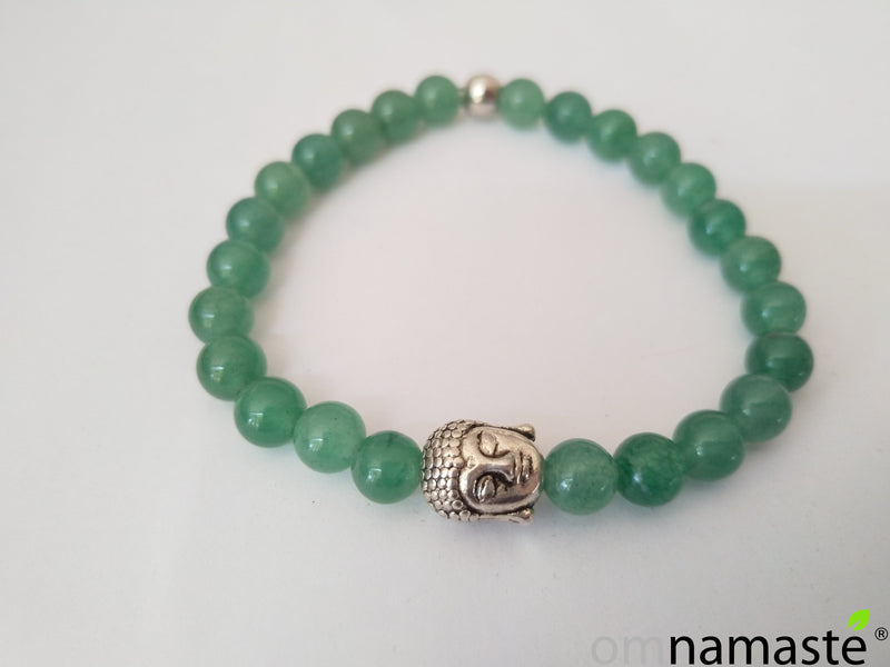 Pulsera cuarzo verde Buda