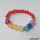 Anillo Elástico Chakras y Plata