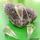 Péndulo Prisma Cuarzo Blanco