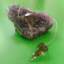 Péndulo Prisma Cuarzo Ahumado