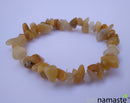 Pulsera Chip Jaspe Amarillo